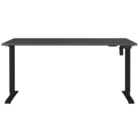 Bureau 8024 PRADES 140 cm réglable en hauteur électriquement, coloris graphite