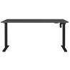 Bureau 8024 PRADES 140 cm réglable en hauteur électriquement, coloris graphite