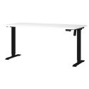 Bureau 8024 PRADES 160 cm réglable en hauteur électriquement, coloris blanc