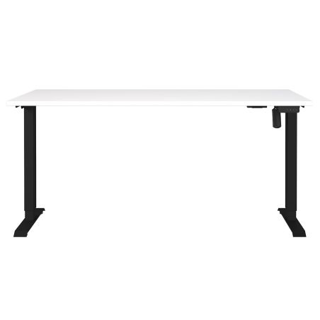 Bureau 8024 PRADES 160 cm réglable en hauteur électriquement, coloris blanc