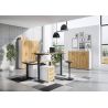 Caisson de bureau 4251 PRADES en décor chêne Grandson et blanc