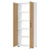 Armoire de bureau 4250 PRADES en décor chêne Grandson et blanc