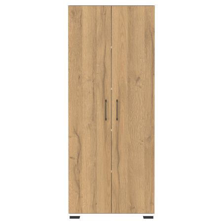 Armoire de bureau 4250 PRADES en décor chêne Grandson et blanc