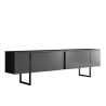 Meuble TV 180 cm LOUXOR gris anthracite
