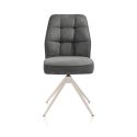 Bell, chaise - pietement creme - pivotante - confort ressorts - Calabria - Henders and Hazel