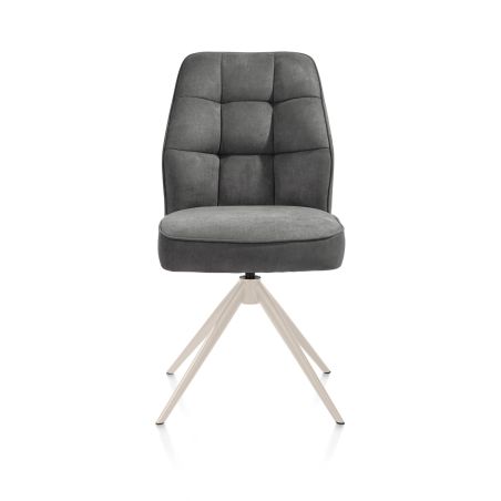 Bell, chaise - pietement creme - pivotante - confort ressorts - Calabria - Henders and Hazel