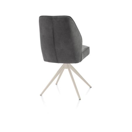 Bell, chaise - pietement creme - pivotante - confort ressorts - Calabria - Henders and Hazel