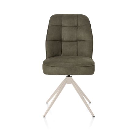 Bell, chaise - pietement creme - pivotante - confort ressorts - Calabria - Henders and Hazel