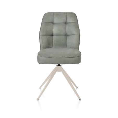 Bell, chaise - pietement creme - pivotante - confort ressorts - Calabria - Henders and Hazel