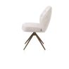 Bell, chaise - pietement steelbrown - pivotante - confort ressorts - Calabria