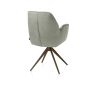 Bell, chaise a accoudoirs - pietement steelbrown - pivotante - confort ressorts - Cal/Vad