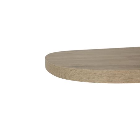Table ovale 210 cm GABRIEL LIGHT en décor chêne clair