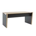 Bureau droit ITALIC en 120 cm ou 140 cm ou 160 cm proposé 2 finitions