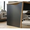 Bureau droit ITALIC en 120 cm ou 140 cm ou 160 cm proposé 2 finitions