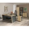 Armoire 2 portes ITALIC proposée en 2 finitions