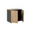 Rangement bas 2 portes ITALIC proposé en 2 finitions
