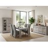 Vitrine SAWYER en décor chêne gris