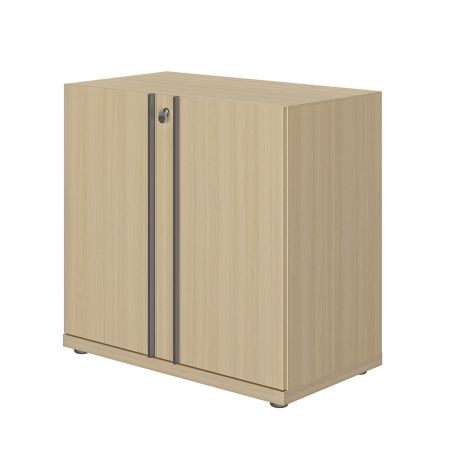Rangement bas 2 portes E-MOTION chêne structuré