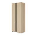 Armoire de rangement haut 2 portes E-MOTION chêne structuré
