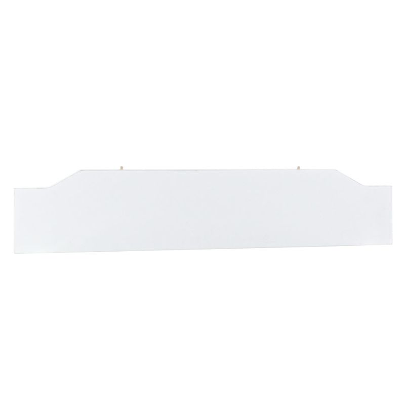 Voile de fond blanc SUNDAY pour bureau droit 140 cm ou 160 cm