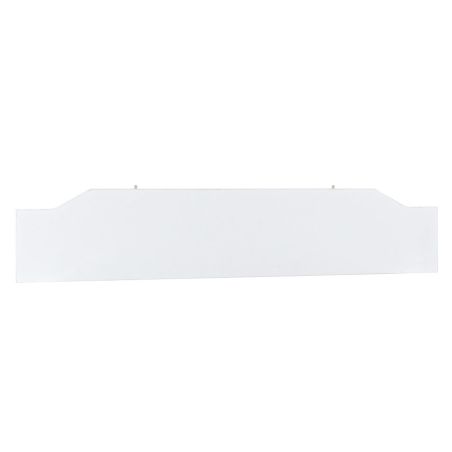 Voile de fond blanc SUNDAY pour bureau droit 140 cm ou 160 cm