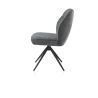 Bell, chaise - piétement rough offblack - pivotante - relax - confort ressorts - combi Cala