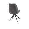Bell, chaise - piétement rough offblack - pivotante - relax - confort ressorts - combi Cala