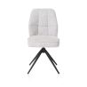 Bell, chaise - piétement rough offblack - pivotante - relax - confort ressorts - combi Cala