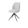 Bell, chaise - piétement rough offblack - pivotante - relax - confort ressorts - combi Cala