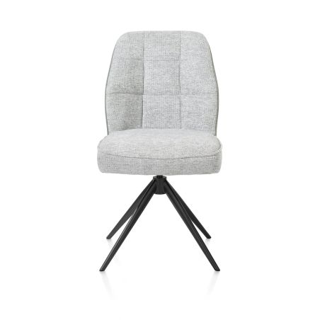 Bell, chaise - piétement rough offblack - pivotante - relax - confort ressorts - combi Cala