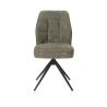 Bell, chaise - piétement rough offblack - pivotante - relax - confort ressorts - combi Cala