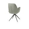 Bell, chaise à accoudoirs - piétement graphite - pivotante - relax - confort ressorts - combi Calabria/Vada