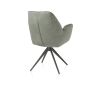 Bell, chaise à accoudoirs - piétement graphite - pivotante - relax - confort ressorts - tissu Calabria - Henders and Hazel