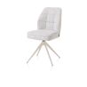 Bell, chaise - piétement crème - pivotante - relax - confort ressorts - combi Calabria/Vada