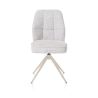 Bell, chaise - piétement crème - pivotante - relax - confort ressorts - combi Calabria/Vada