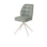 Bell, chaise - piétement crème - pivotante - relax - confort ressorts - tissu Calabria