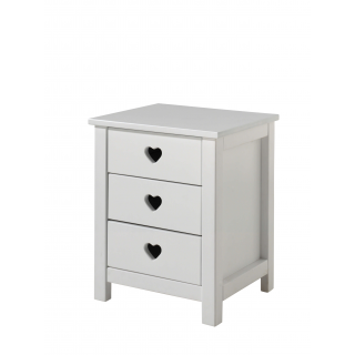 Table de chevet Adora blanc...