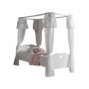 Voile Adora pour lit à baldaquin blanc