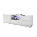 Meuble TV 2 portes - 1 tiroir VENEZIA BLANC 181 cm