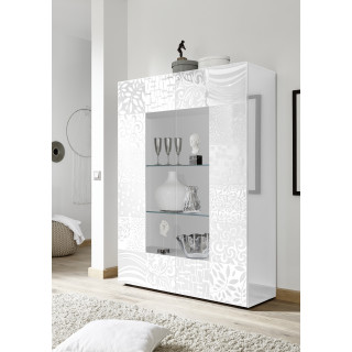 Vitrine 2 portes CARO BLANC...