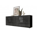 Buffet 4 portes CARO GRIS 241 cm