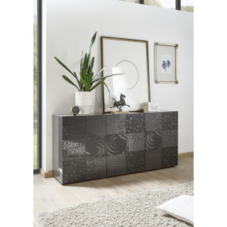 Buffet 3 portes CARO GRIS...