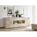 Buffet 2 portes - 4 tiroirs CARO CHENE 241 cm