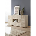 Buffet 2 portes - 2 tiroirs CARO CHENE 181 cm