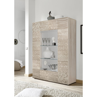 Vitrine 2 portes CARO CHENE...