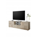 Meuble TV 2 portes - 1 tiroir CARO CHENE 181 cm