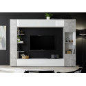 Ensemble meuble TV design SIROCCO - compo 1 - 285 x 187 cm