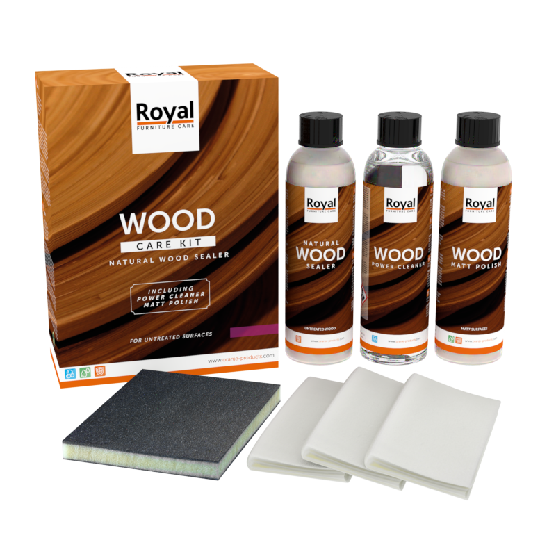 Produit d'entretien pour bois massif - wood care kit