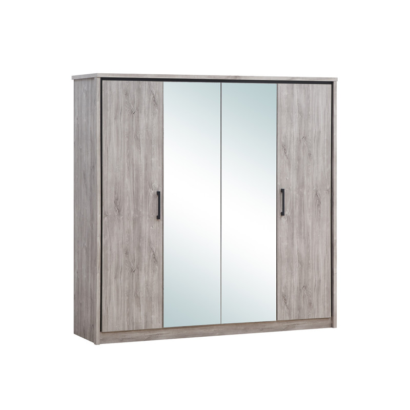 Armoire 4 portes 214 cm CELIA de style contemporain