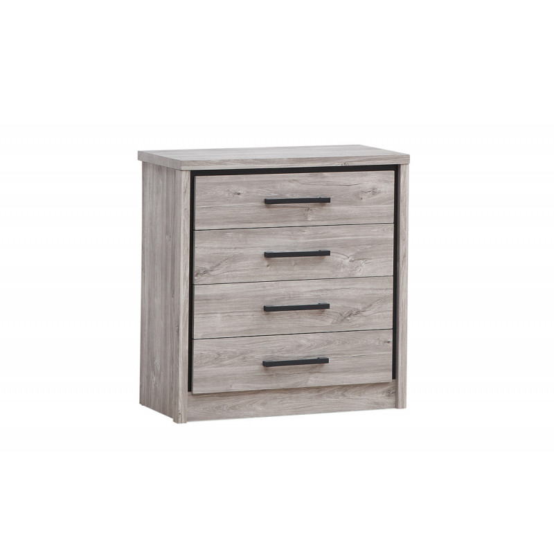 Commode 80 cm CELIA avec 4 tiroirs